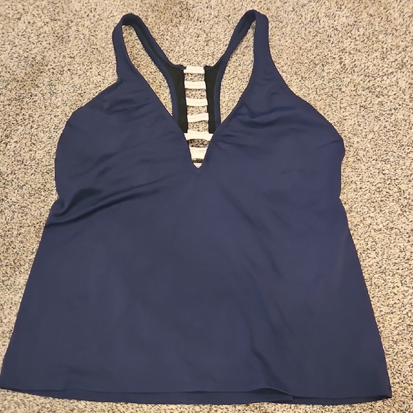 Nautica Deep Blue Tank Top with Strappy Back - Picture 1 of 7